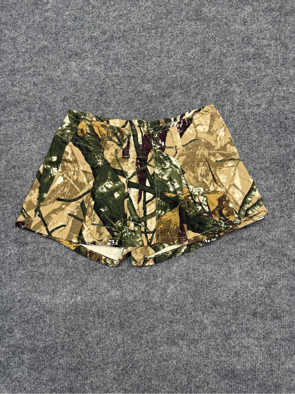 Fashion Nova Camouflage Athletic Skort - Green/Tan